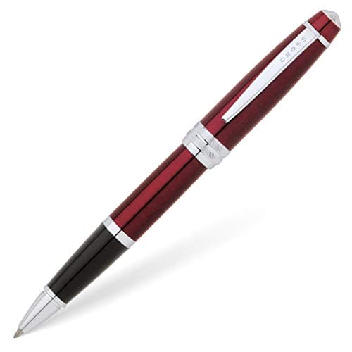 Cross Bailey Red Lacquer Rollerball Pen Refillable Pen for Smooth Writing WellBalanced Distinctive Design Easy Handling Comfortable Grip GiftReady Black Ink