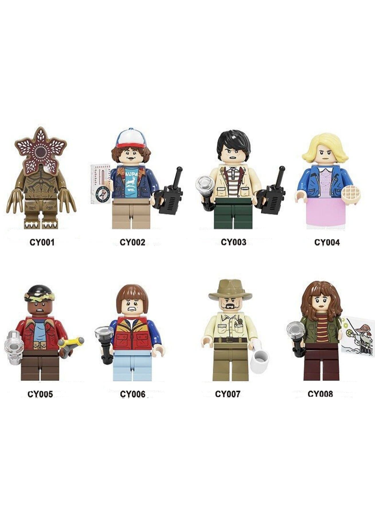 8-Piece Movie Series Children's Educational Building Blocks Toys Suitable For Boys Gifts Bag Pack