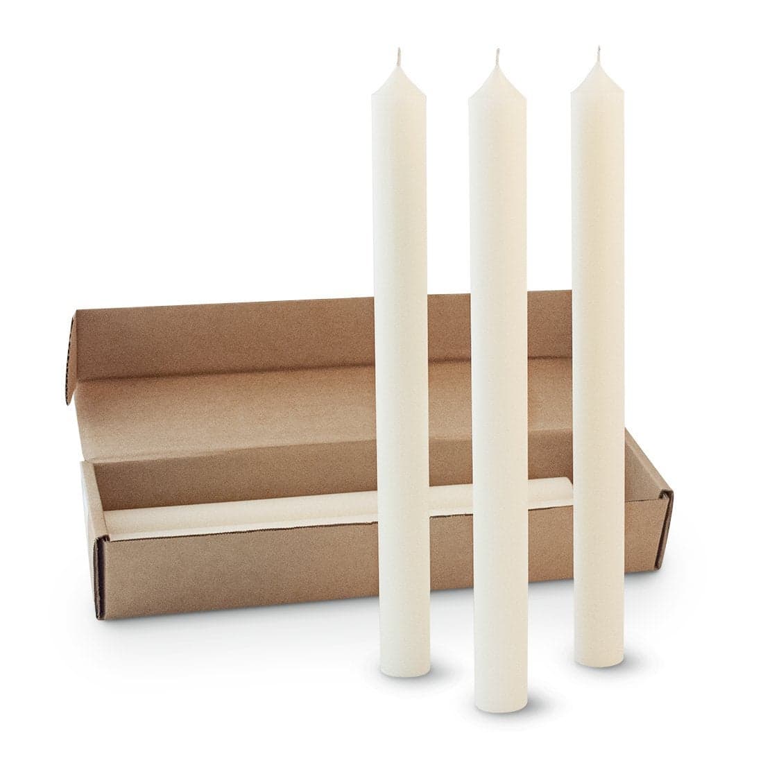 Root 6 Count 51 Percent Beeswax Altar Candles 15 by 175Inch