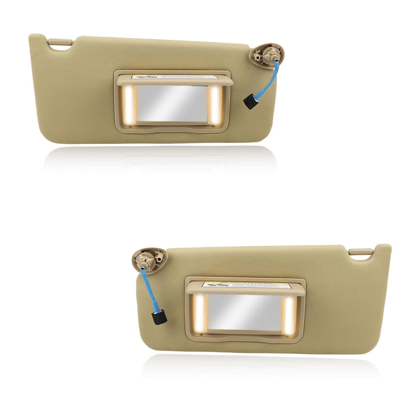 zayody Left Driver Right Passenger Side Sun Visor Compatible with Honda Accord 20082017 Replacement for 83280TA5A71ZA 83280TA5A51ZA Beige
