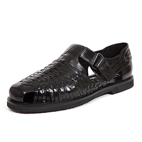 Deer Stags Men's Bamboo2 Sandal, Black, 13 US Men's Wide