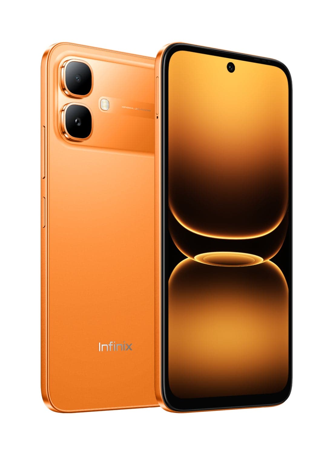 Smart 20 X6840B Smartphone 64GB Storage 4GB RAM 4G LTE 6.78-inch HD+ Display 5200mAh Battery Dual Camera - Sunlike Orange