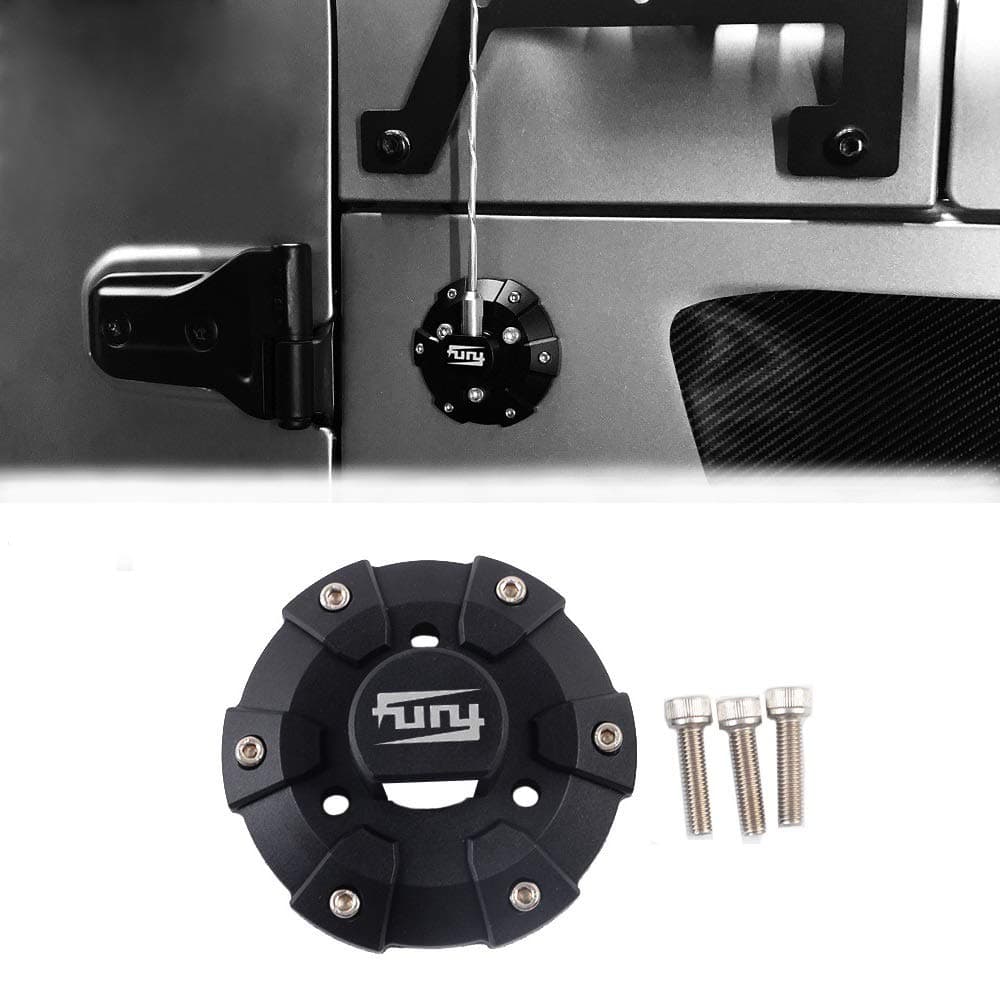 Maiker Compatible with Radio Antenna Base Cover 20072023 Jeep Wrangler JK JKU JL JLU Gladiator JTABS Black