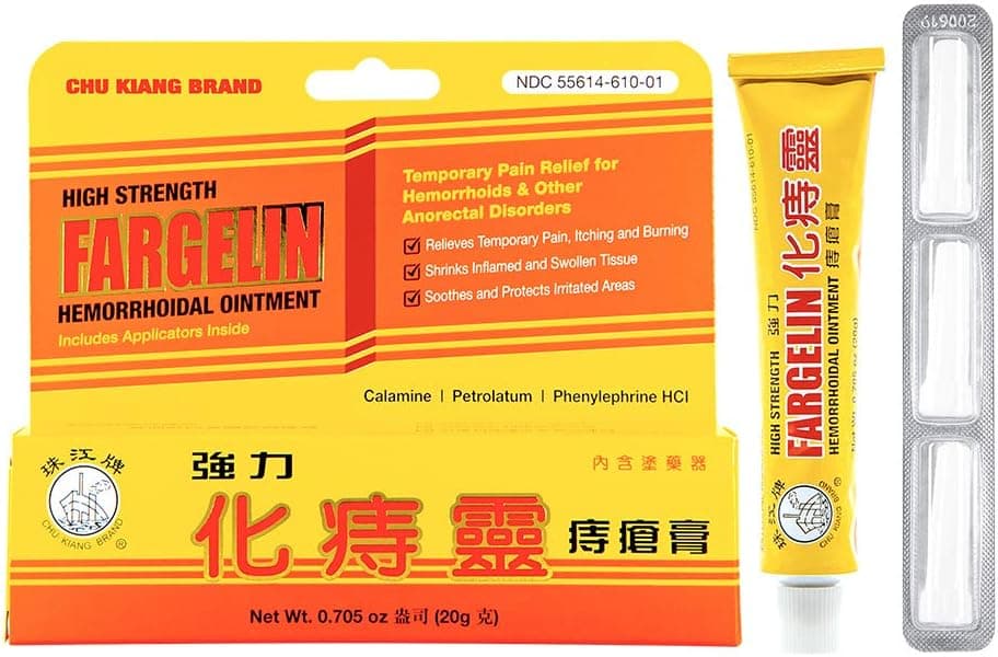 High Strength Fargelin Hemorrhoidal Ointment 705 oz per tube 1 Tube Solstice