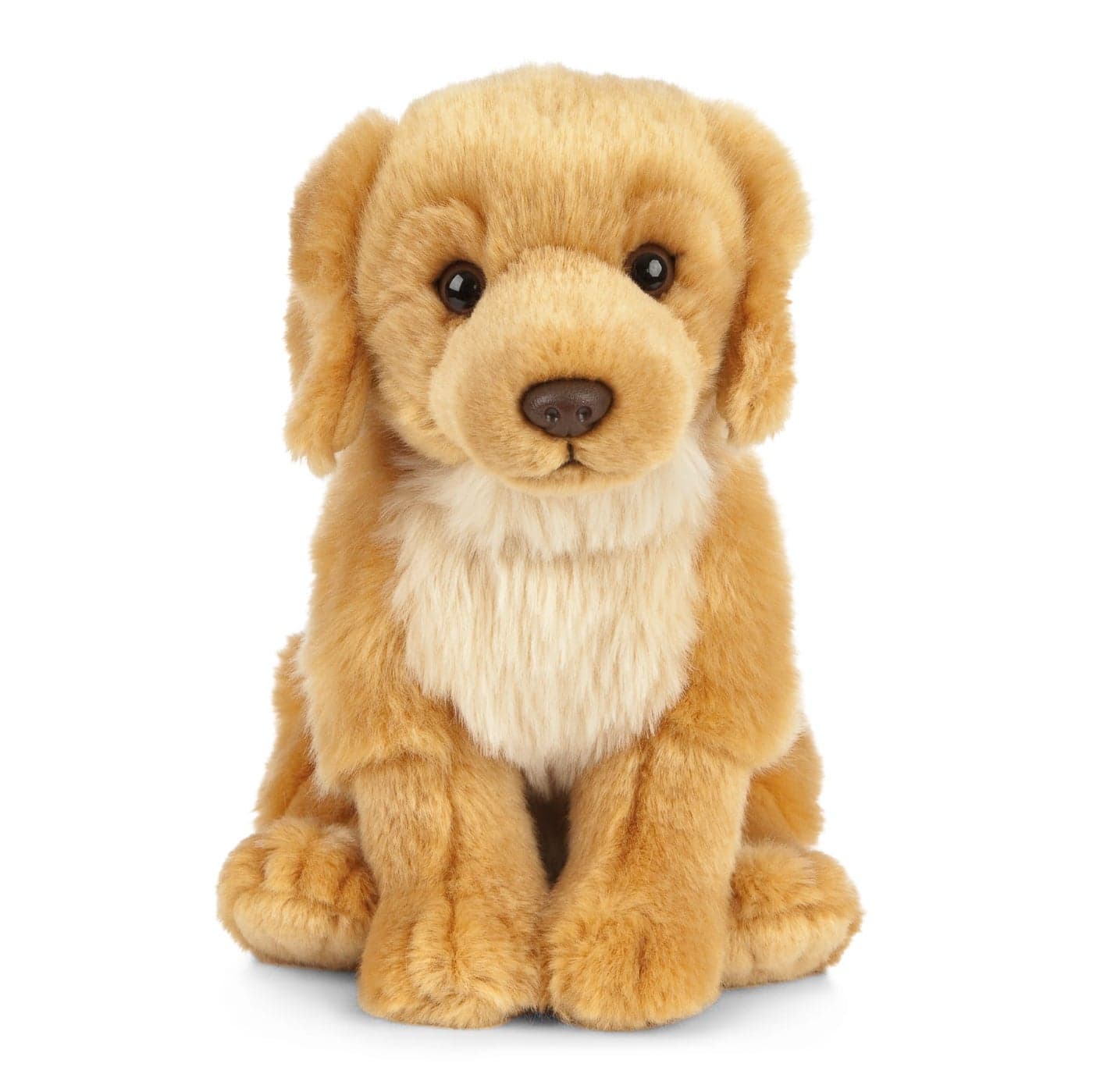 Living Nature Golden Retriever Stuffed Animal | Fluffy Dog Animal | Soft Toy Gift for Kids | 8 inches