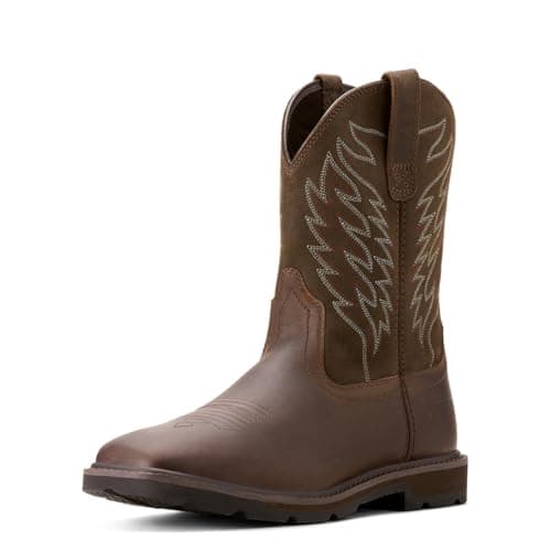 ARIAT Groundbreaker Wide Square Toe Work Boot