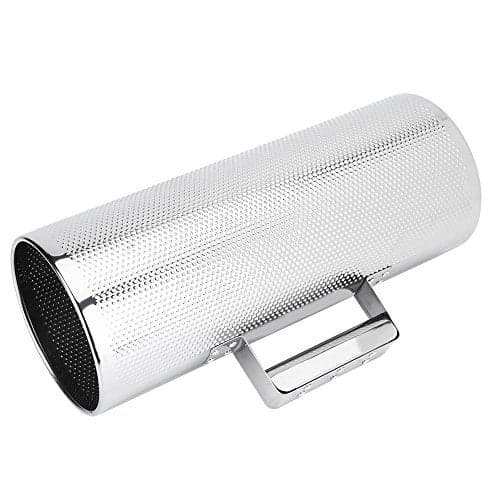 Tbest Wiro Musical,Guiro Musical LP,Stainless Steel Percussion Instrument,5x12.8'' with Scraper