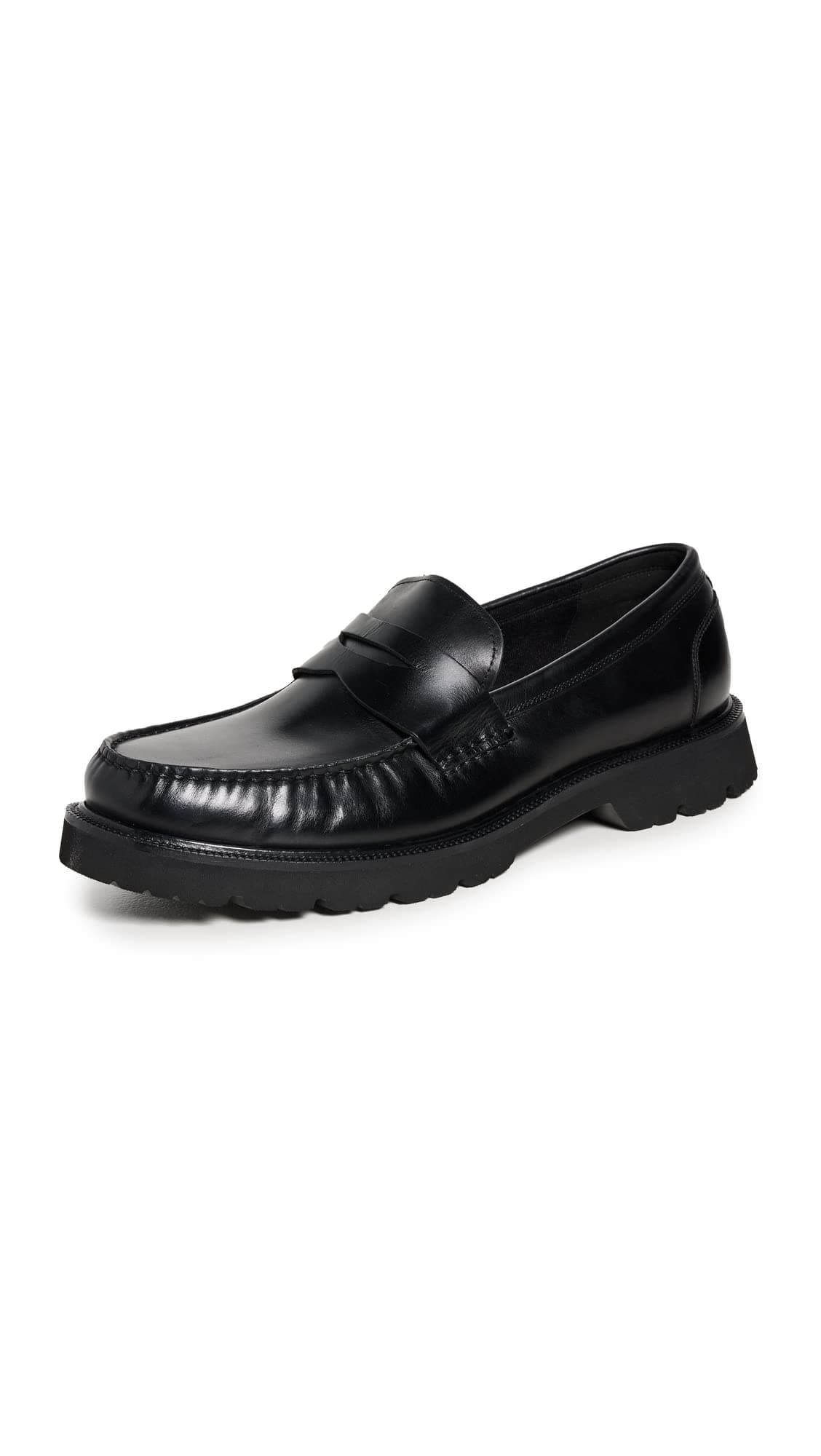 Cole Haan Men's American Classics Penny Loafers, Black/Black, 8 Medium US