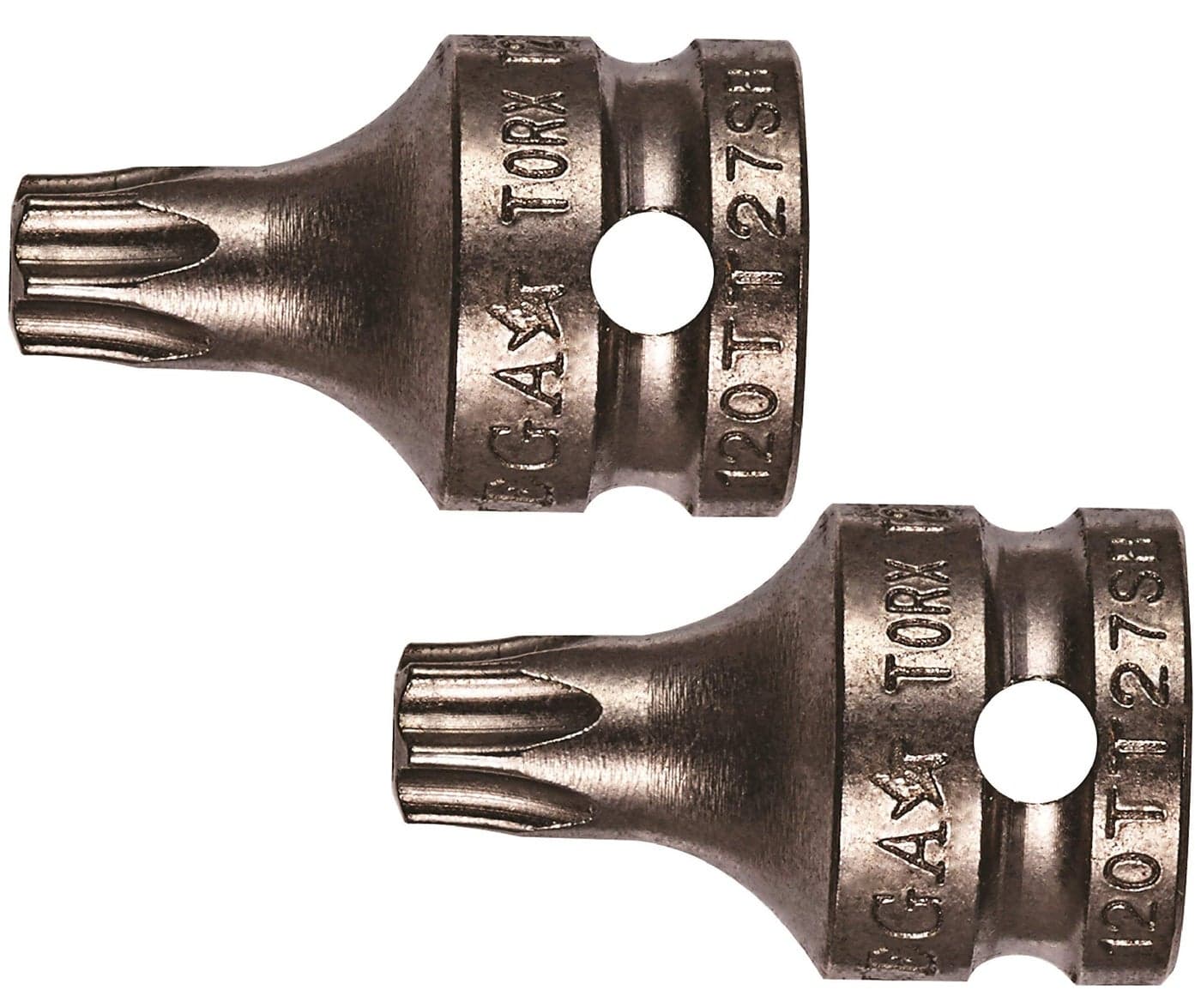 Vega TORX T30 Security Socket Bits Professional Grade Inch Square Drive TORX T30 Tamper Proof Socket Bits 120TT30SB2 Pack of 2