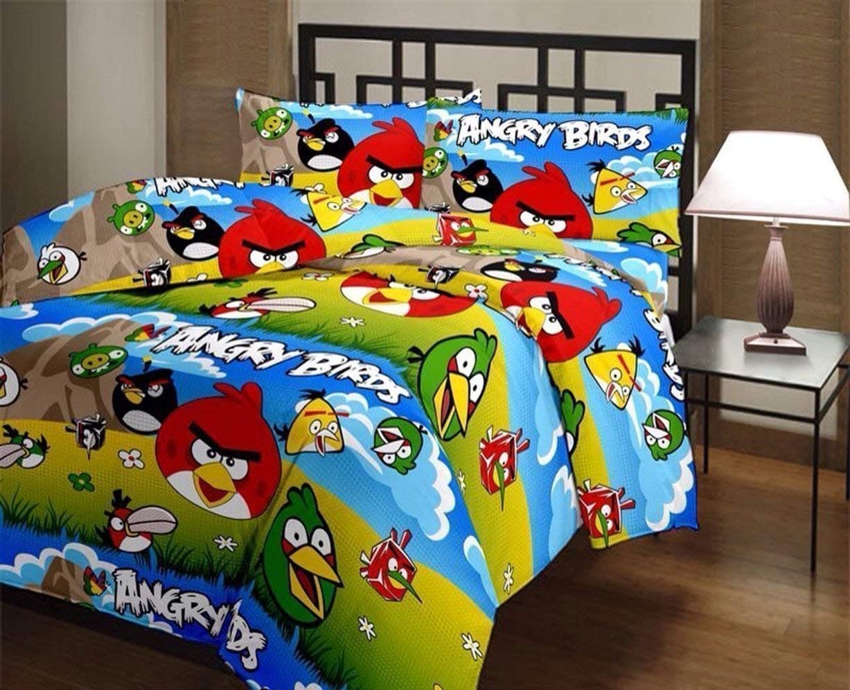 Royal Traders Microfiber Poly Cotton Cartoon Kids dohar only Single Bed Reversible AC BlanketAC Dohar size140210 Single Bed d 1
