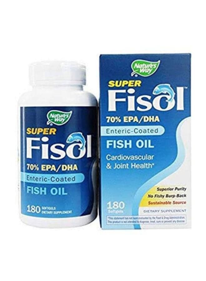 Super Fisol Fish Oil - 180 Softgels
