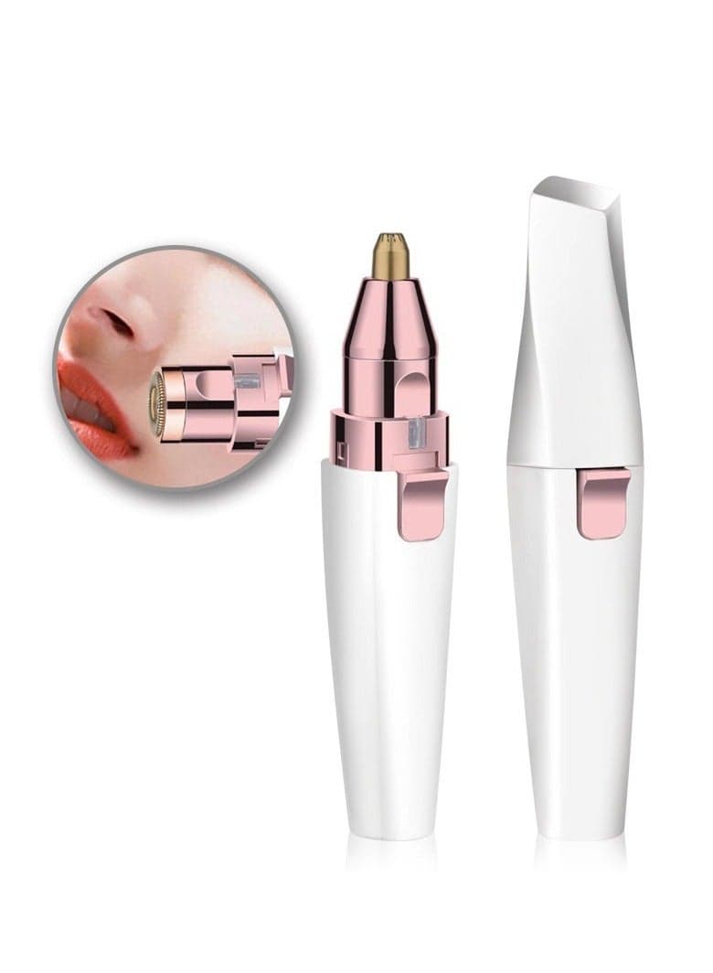 Eyebrow - Facial Hair Remover Women: Electric Portable 2 in 1 Face Shaver and Eyebrow Trimmer, Rechargeable Eyebrow Lips Body Facial Hair Removal for Women