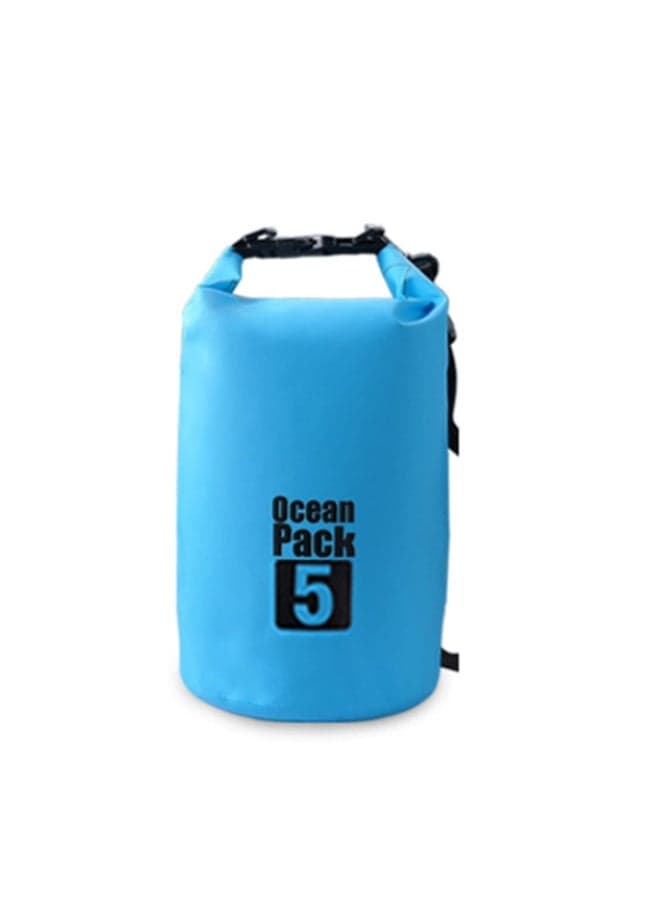 5L PVC Waterproof Swimming Bag Dry Sack 5L Waterproof Floating Dry Gear Bags Outdoor Sport Storage Bag For Boating Fishing Rafting Swimming