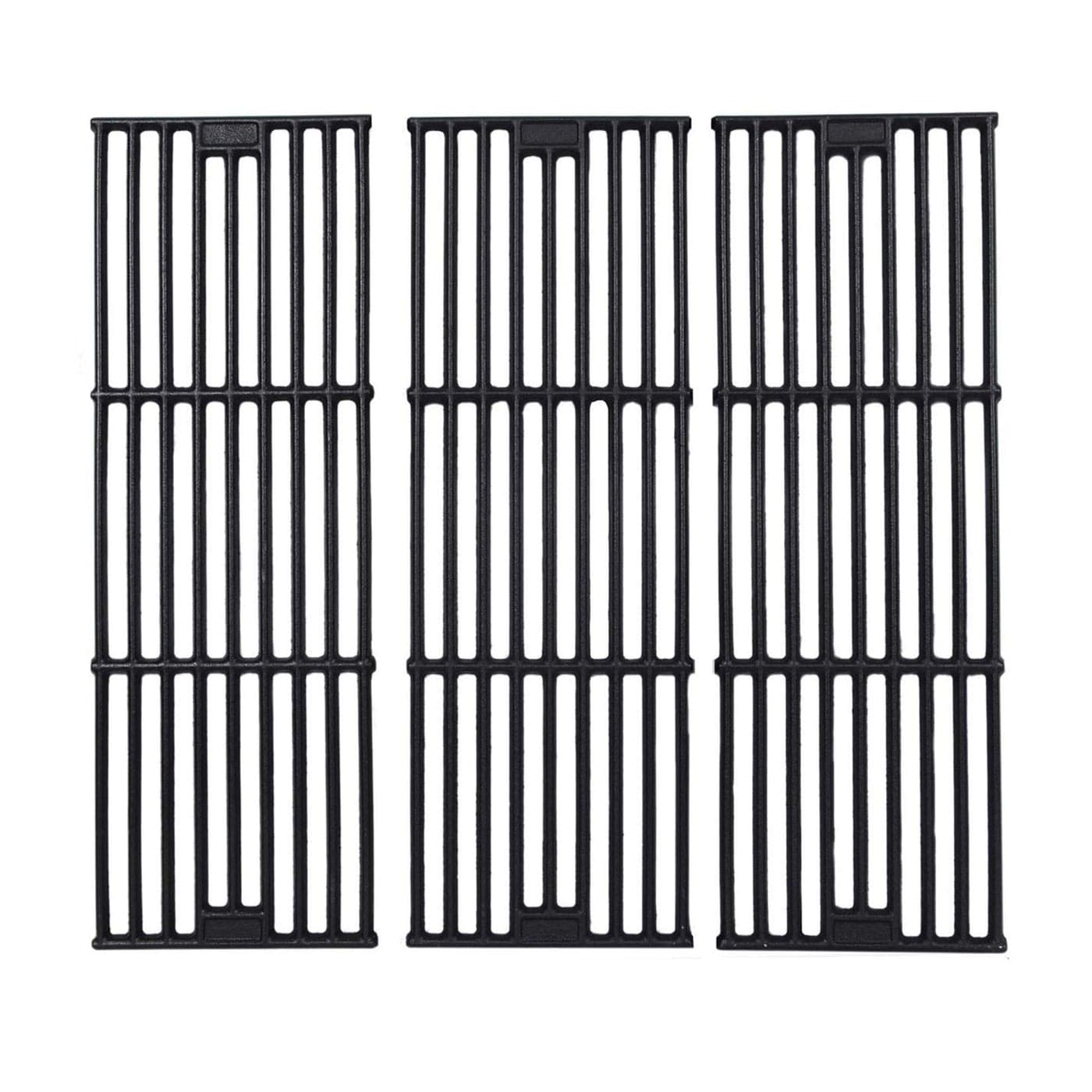 GGC Grill Grates Replacement for Chargriller 3001 5050 3008 3030 3725 4000 5252 King Griller 3008 5252 and Others 3 PCS Cast Iron Cooking Grid Grates19 34 x 6 34 Each