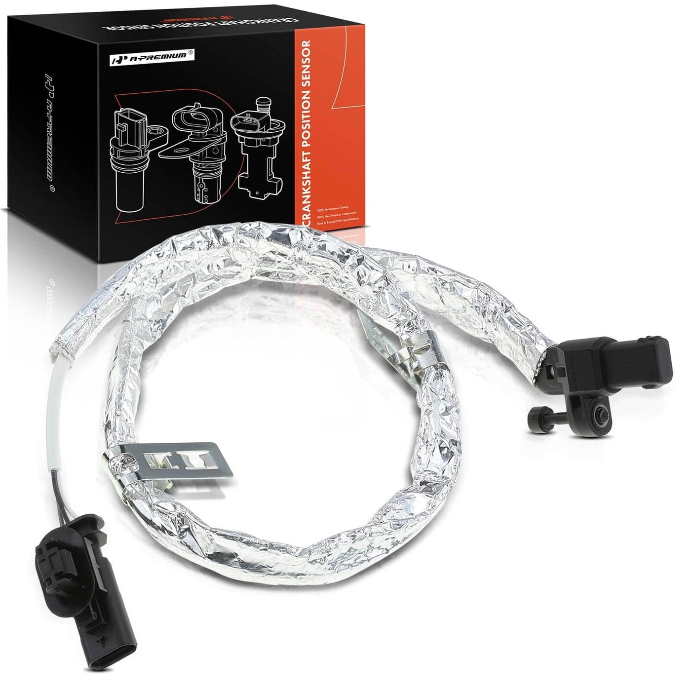 APremium Engine Crankshaft Position Sensor Compatible with Dodge Dart 20142016 Fiat 500 20142017 L4 14L SOHC Replace 68153903AC