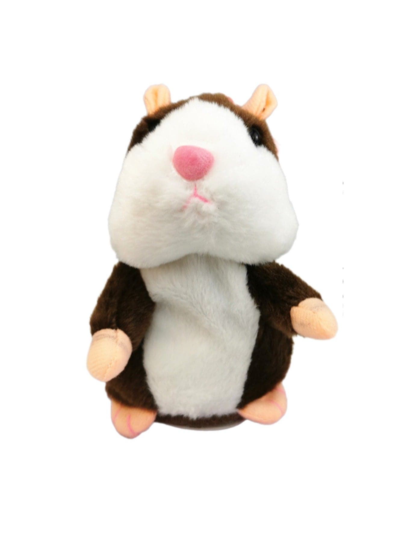 Brown Hamster Intelligent Learning To Talk Electric Plush Toy Machine Simulation Plush Interactive Toy Suitable For Children And Babies