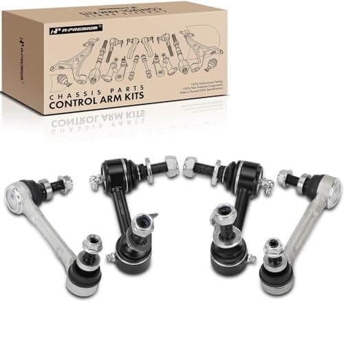 A-Premium Set of 4, Front & Rear Sway Bar Links Kit Stabilizer Bar Links Compatible with Infiniti G35 2003-2007, Nissan 350Z 2003-2009