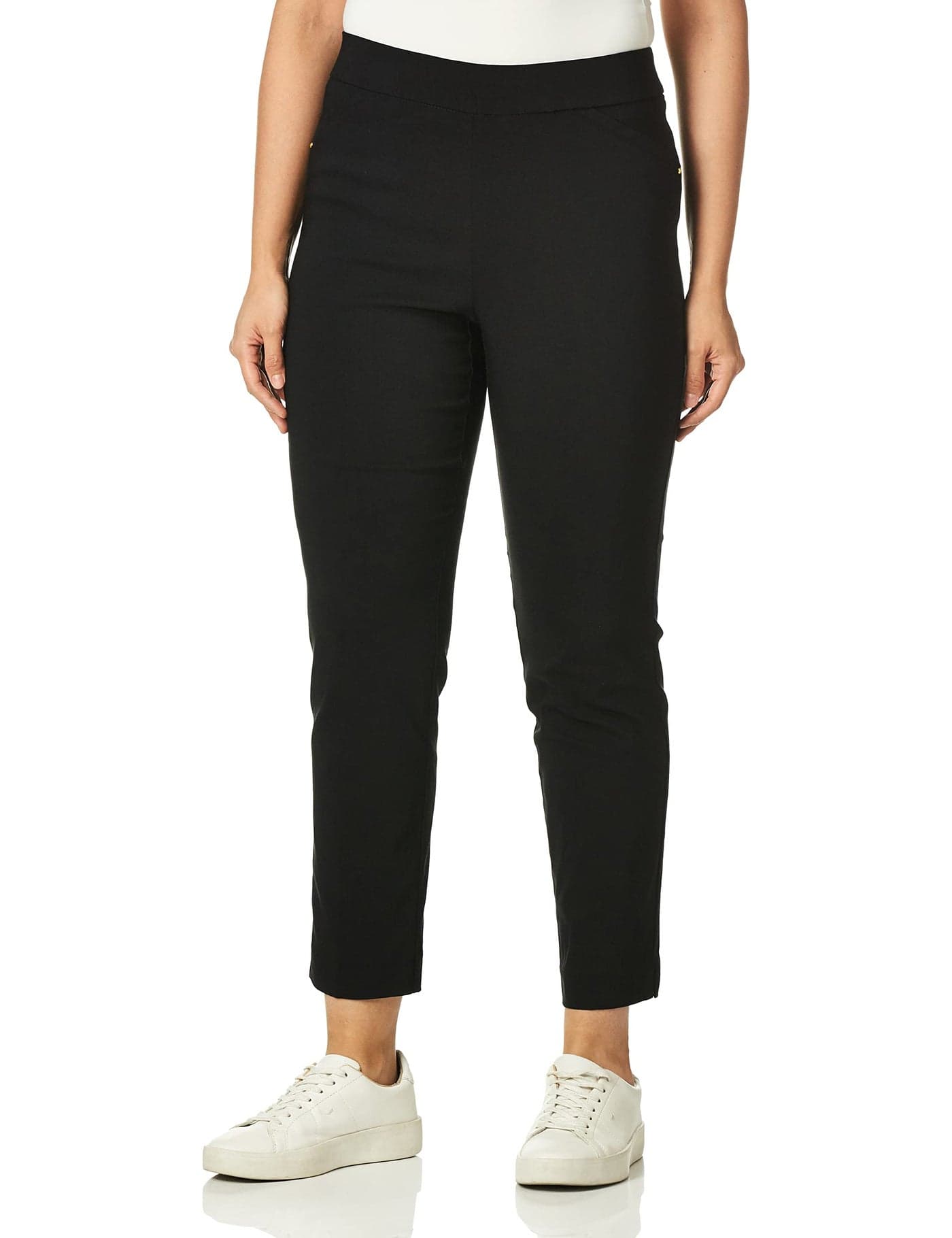 Briggs New York Super Stretch Millennium Slimming Pullon Ankle Pant Pants Black 16