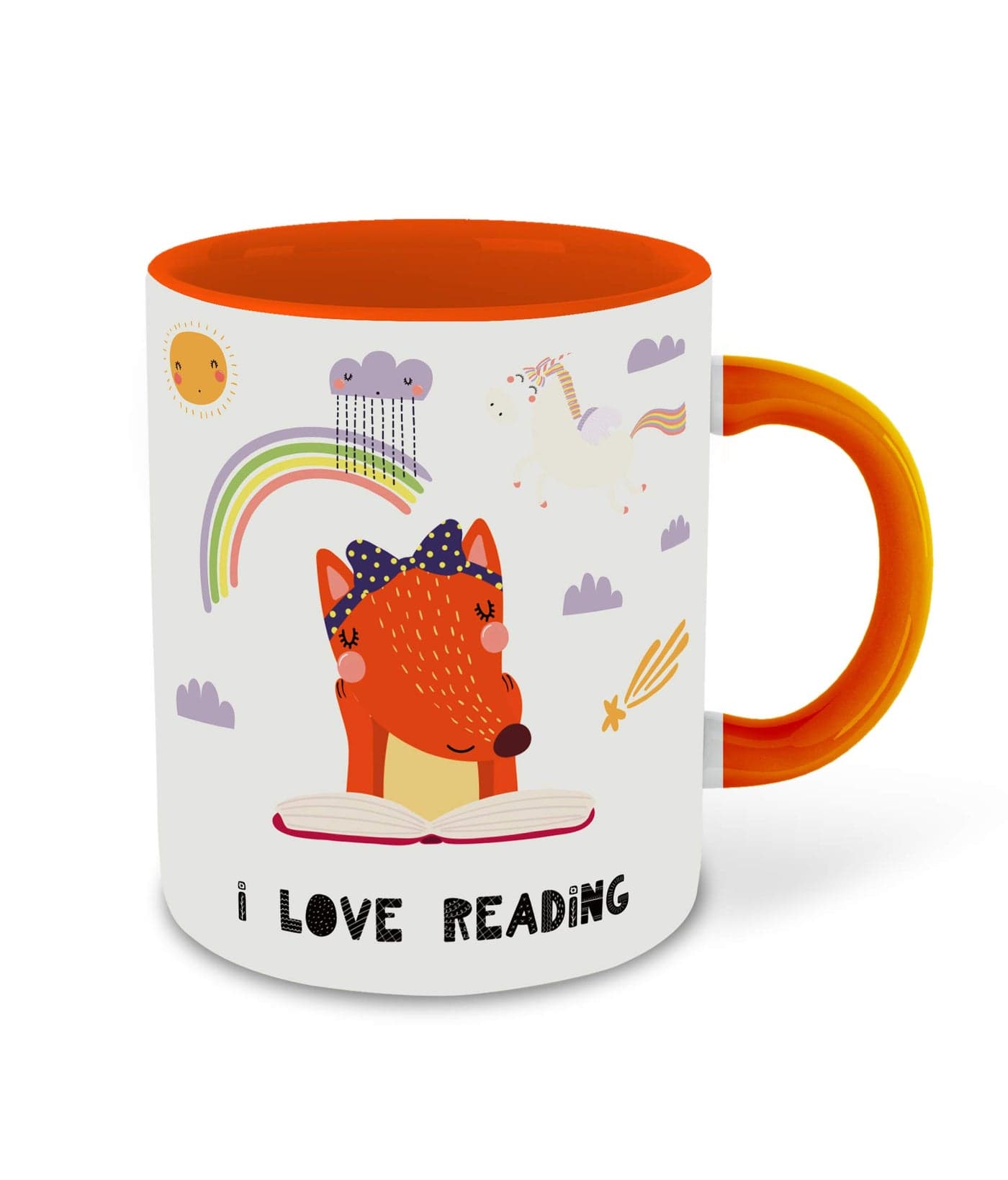 WHATS YOUR KICK - Books Reading, Reader Inspired Designer Printed Orange Ceramic Coffee |Tea | Milk Mug (Gift | Books | Motivational Quotes | Hobby (Multi 1)