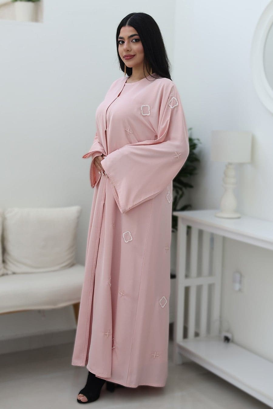 Blush Bloom Abaya-738