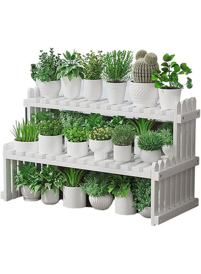 Desktop succulent Flower Stand Bay Window balcony Multi-layer Flower 57*30*21CM