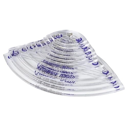 The Quilted Bear Leaf Quilting Templates 8 Clear NonSlip Acrylic Quilt Templates for Precise Fabric Cutting StressFree Machine Quilting Ideal for Quilt Sewing Supplies 3