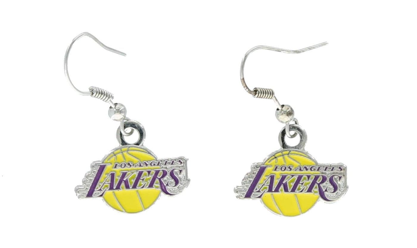 Aminco NBA Los Angeles Lakers Logo Dangler Earrings