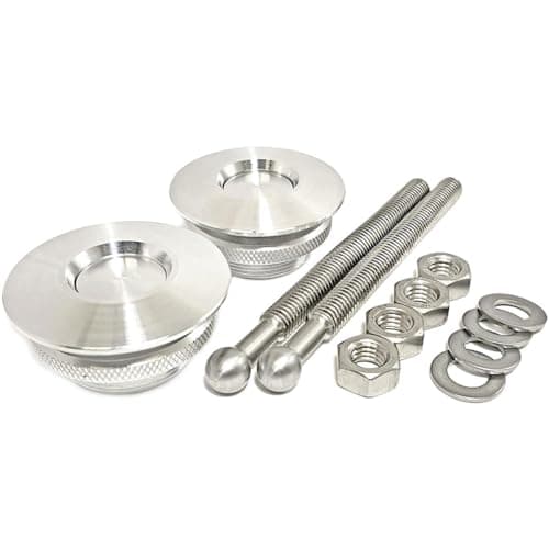 Quik-Latch QL-38-LP Hood Pin Kit (Machined Aluminum)