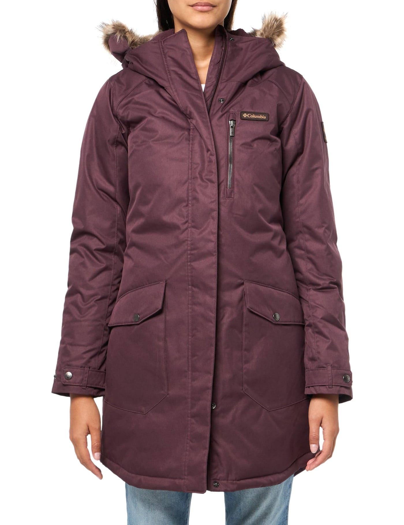 Columbia Women's Suttle Mountain Long Insulated Jacket, Moonvista, X-Small