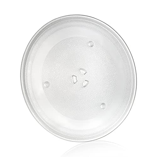 11.25" Microwave Glass Turntable Plate Replacement for GE and Samsung- 11 1/4" Microwave Glass Turntable Tray Replaces ME16K3000AS, ME17R7021ES, WB49X10097,WB39X0078,WB49X10034 by APPLIANCEMATES