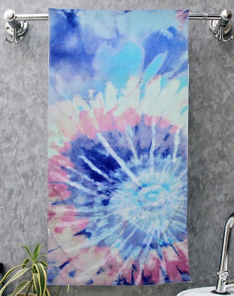 COZY FURNISH Sensational 100% Cotton Soft Bath Towel Single Piece, 500 GSM - Men and Women Bath Towel