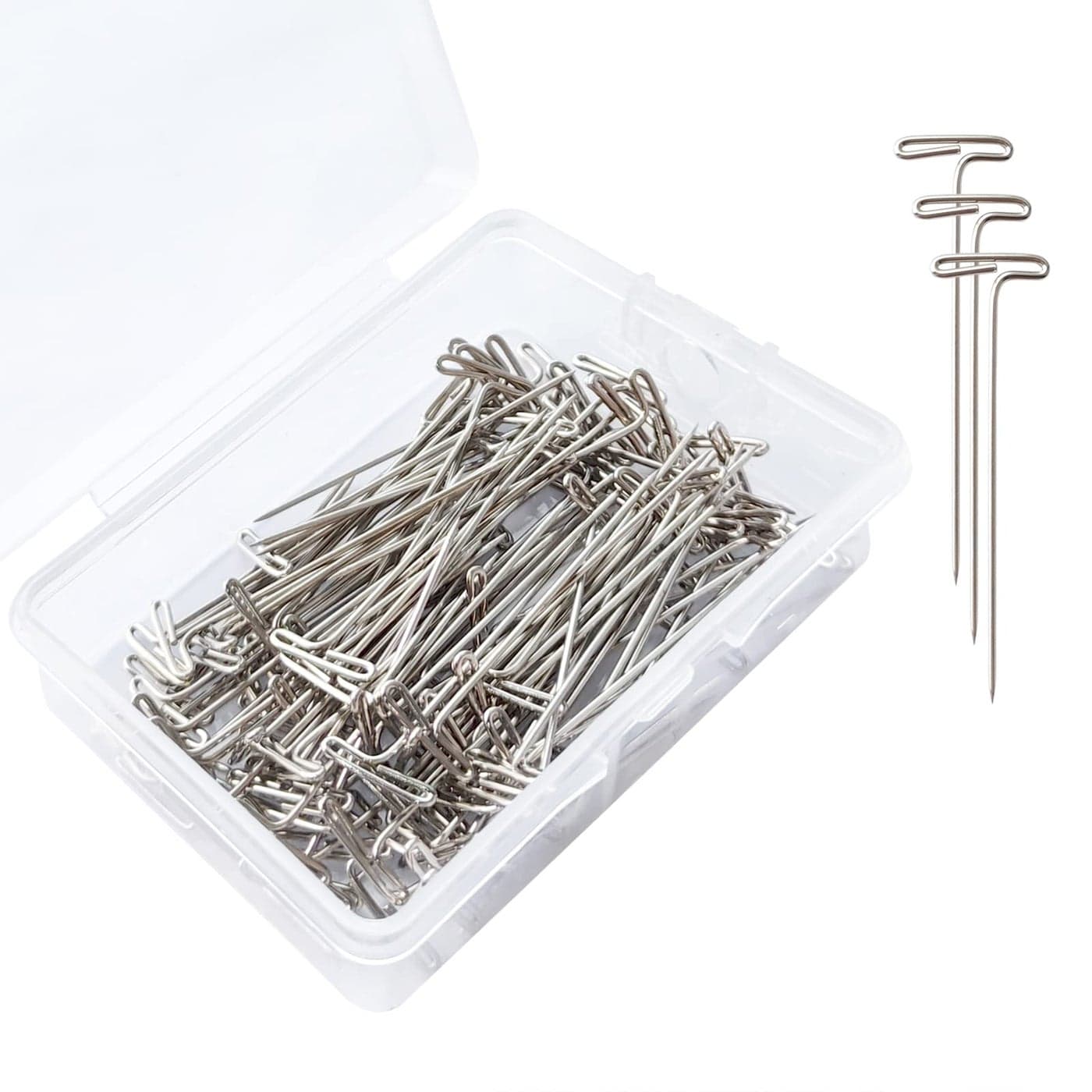 TPins 100 Pack 15 inch MultiUse TPins for Knitting Wigs Sewing Office Wall