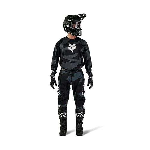 Fox Racing 180 BNKR Motocross Jersey, Black CAMO, Small