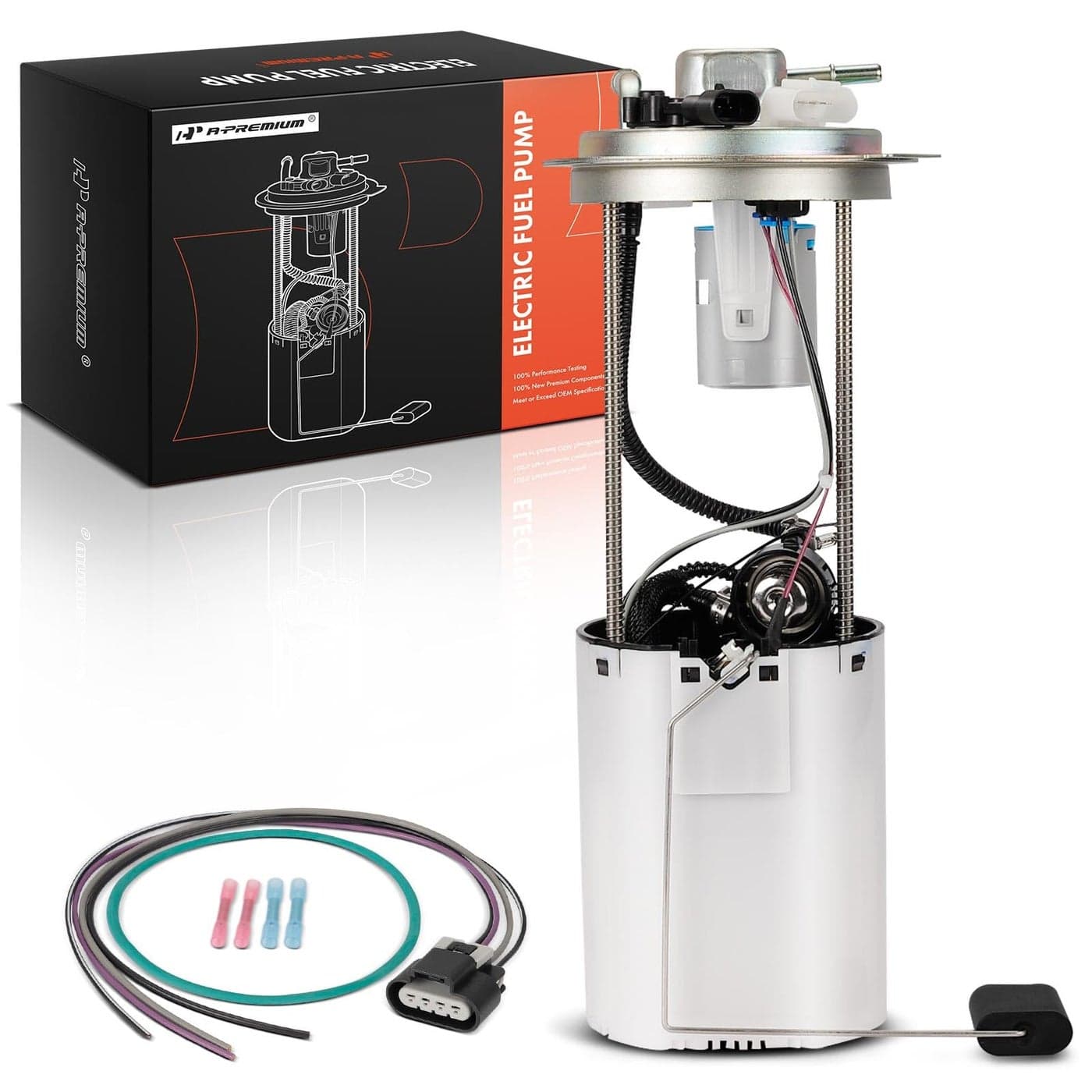 APremium Electric Fuel Pump Module Assembly with Pressure Sensor Compatible with Chevrolet Silverado 1500 GMC Sierra 1500 2500 HD 20042006 43L 48L 53L 60L Gas 780 Bed Replace E3609M