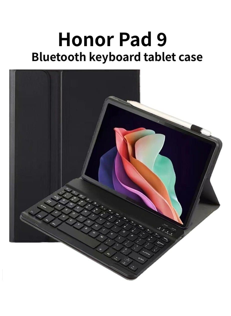 Bluetooth Keyboard Case for Honor Pad 9 12.1 inch Magnetic Detachable Wireless Cover