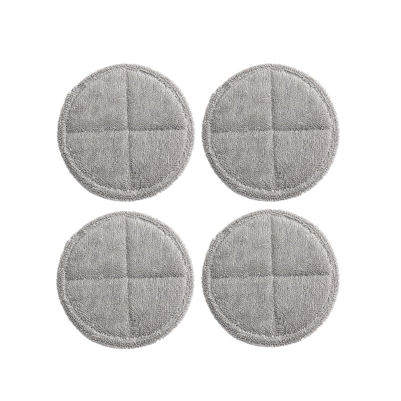 AGARO Regency Electric Spin Mop Pads Pack of 4 16cm63inch Floor Scrubber Pads WaterAbsorbent Cleaning Pads Durable Scrubbing Pads