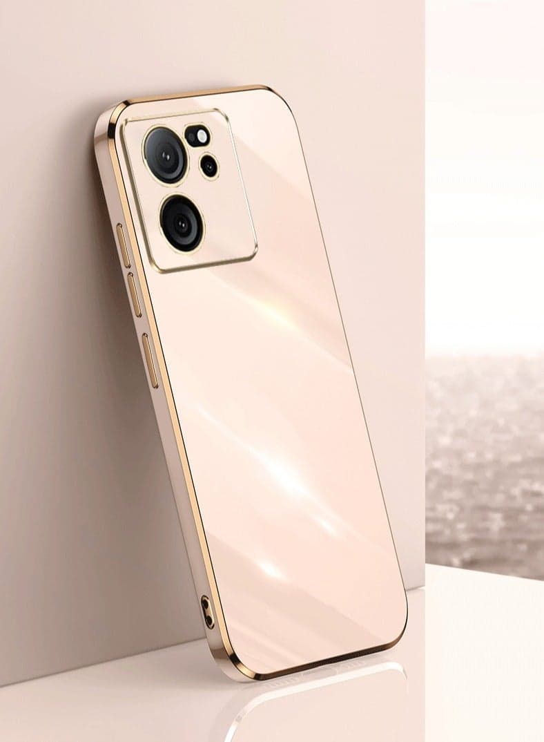Xiaomi 13T / 13T Pro Mobile Phone Case Cover, Luxury Plating Soft Back Cover, Raised Full Camera Protection
