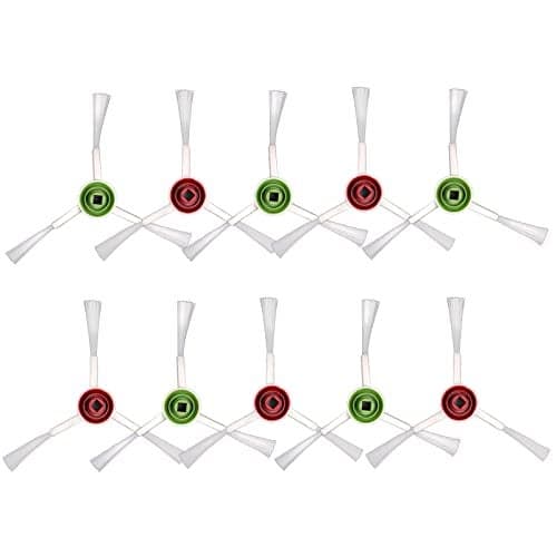 10 Pieces T20 Omni Side Brush Replacement Parts Compatible with ECOVACS DEEBOT T20 Omni T20e Omni X1 Omni X1 OmniWhite T10 T10 Plus T10 Turbo T10 Omni Side Brushes 5 Pairs