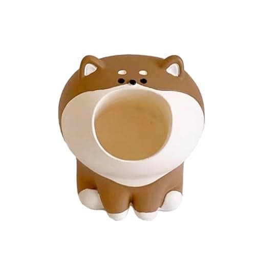 LINFANG Diamond Art Tool Desktop Trash Can Ornament Cute Tool Diamond Painting Accessories Diamond Art Kit for Adults Creative Mini Garbage Can Small Storage Ideal for Diamond Work Dog