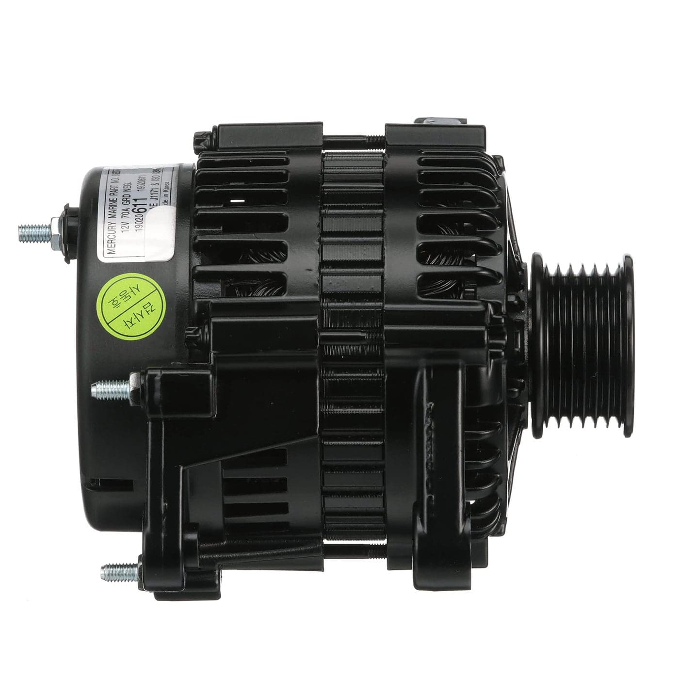 Quicksilver 65 Amp Alternator 863077T - Delco - Serpentine Belt for MerCruiser Engines