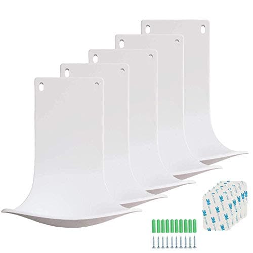 Drip Tray for Automatic Soap Dispenser, Wall Mount Soap Dispenser Bracket, Laundry Detergent Drip Tray, Easy to Clean(White,5pcs)