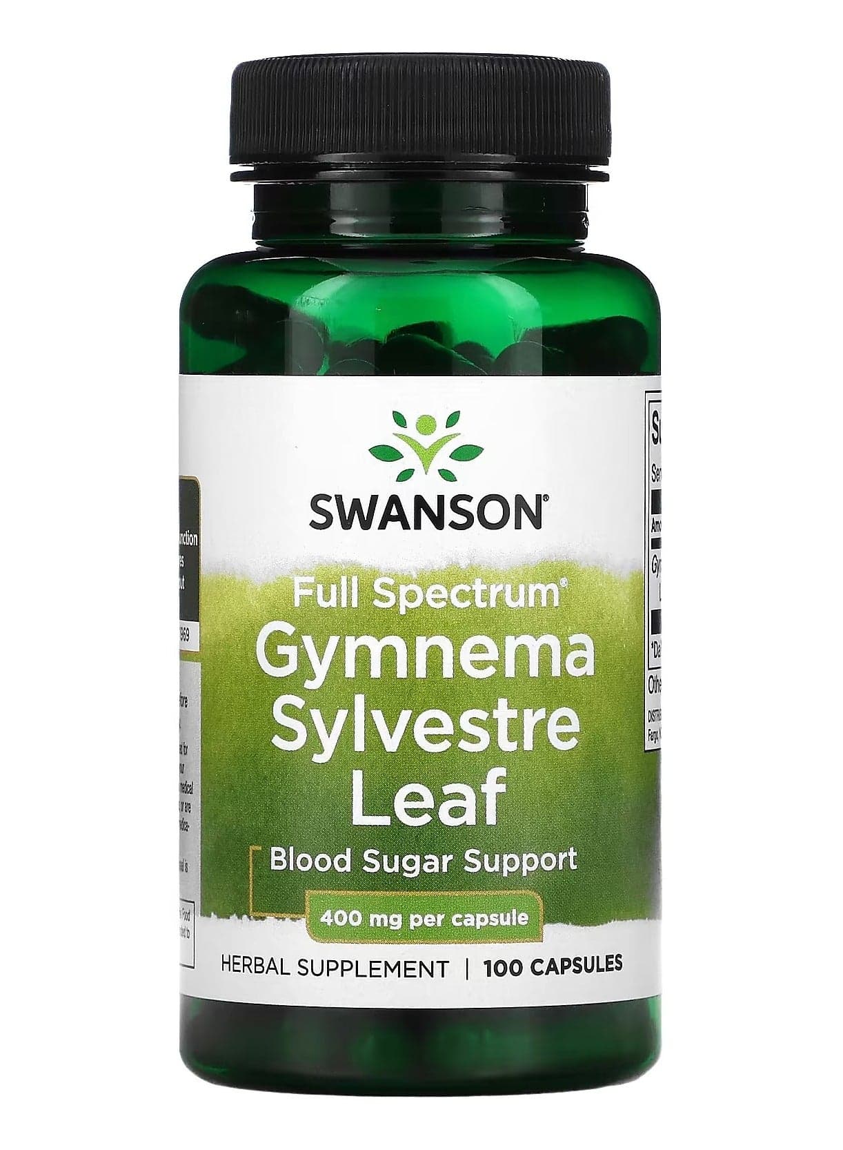 Swanson, Gymnema Sylvestre Leaf, Full Spectrum, 400 mg, 100 Capsules