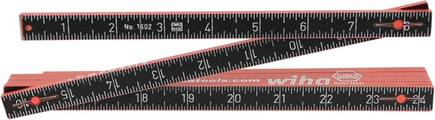 WIHA 61606 Composite Laminated Ruler MetricInch