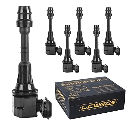 Set of 6 Ignition Coil Pack Fits for 2003 2004 2005 2006 2007 2008 Nissan 350Z Infiniti FX35 G35 M35 V6 35 Coil Packs Replaces UF401 22448AL61C