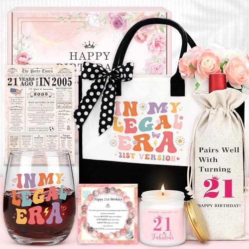 21st Birthday Gifts for Her Cool 21 Year Old Birthday Gifts for Her Gift Ideas for 21 Year Old Woman Unique Happy 21st Bday Must Haves Accessories for Women Girls Daughter Sister Girlfriend Bestie