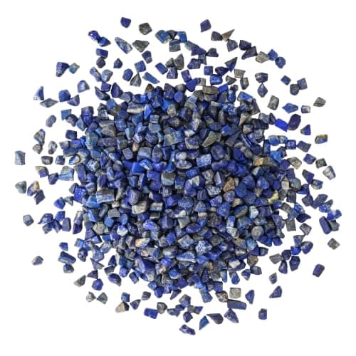 Vasundhara Vaastu Pure Lapis Lazuli Chips Stone Crystal Natural Healing Reiki Feng Shui Vastu Correction Gemstone for Meditation Ideal for Workspace and Home Office Decor 200gm