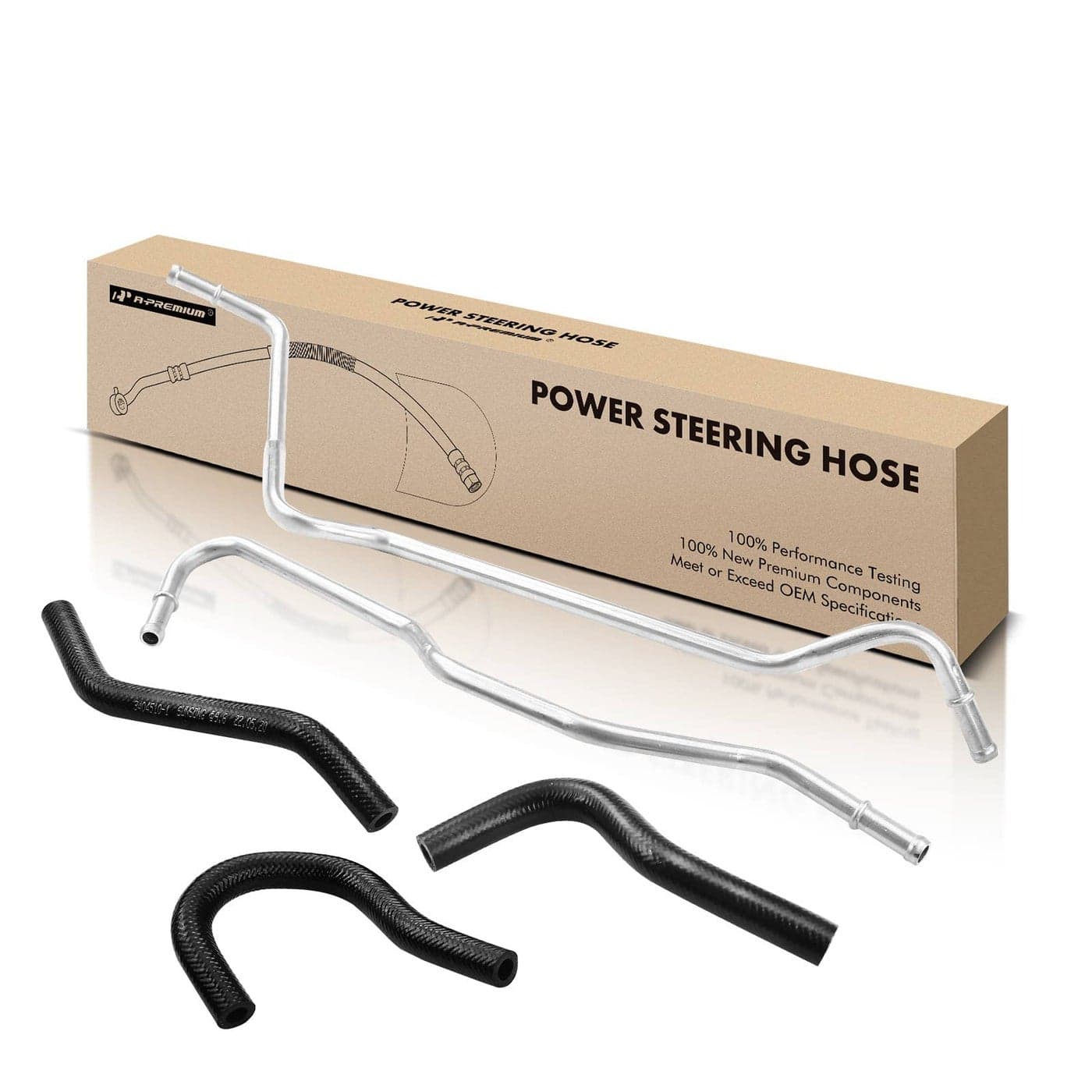APremium Power Steering Return Hose Line Assembly Compatible with Honda Civic 2006 2007 2008 2009 2010 2011 18L FWD Pipe To Reservoir