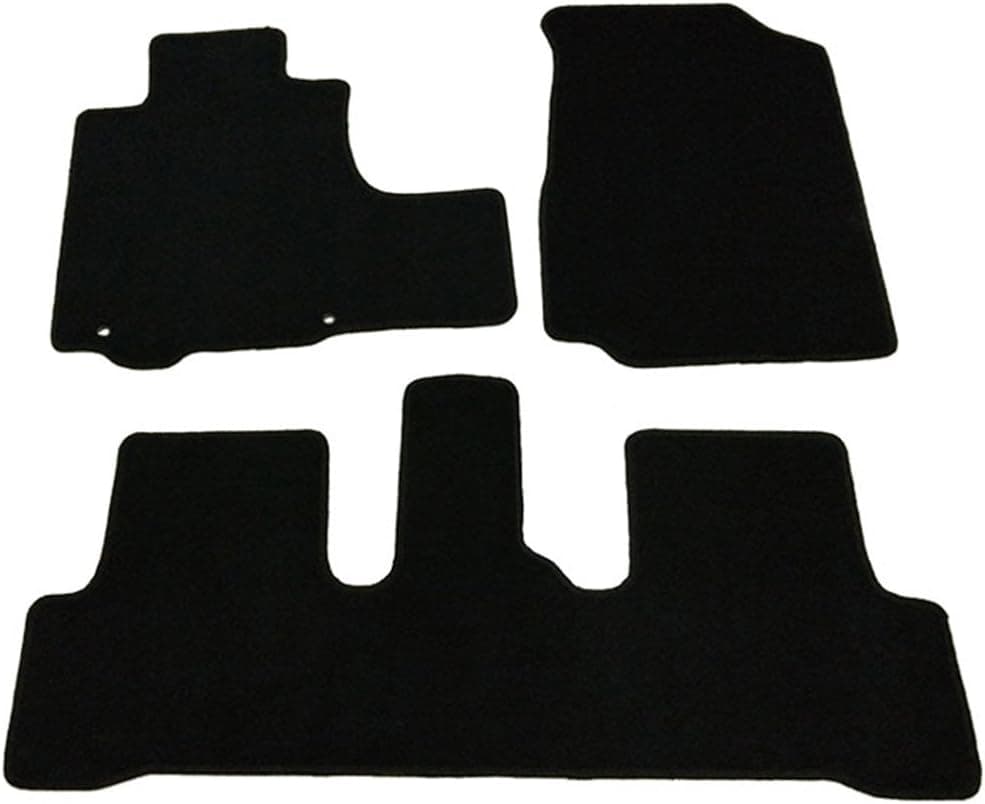 IKON MOTORSPORTS Floor Mat Set for 2007-2011 Honda CR-V - Front & Rear Nylon