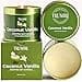 Coconut Vanilla Aromatherapy Candles for Home Scented 5oz Natural Soy Wax Clean Organic Non Toxic Long Lasting Highly Scented with Essential Oils Gifts for Women Relaxing Spa Beach Bathroom