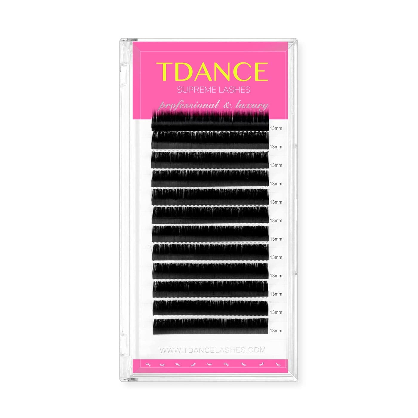 TDANCE Lash Extension Matte Black Eyelash Extension C CC D DD J B L Curl Volume Classic Lash Extensions 003018mm Thickness Professional Salon Use003CC12 mm